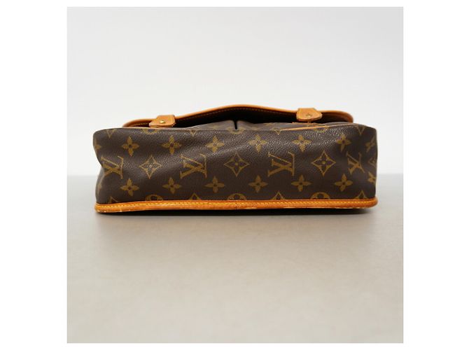 Louis Vuitton Monogram Gibeciere MM Schultertasche Braun - Ansicht 3
