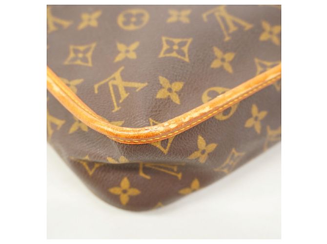 Louis Vuitton Monogram Gibeciere MM Schultertasche Braun - Ansicht 6