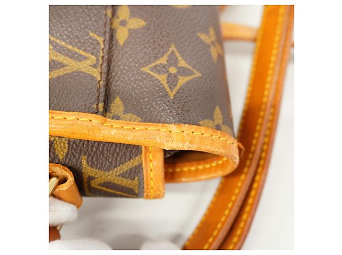 Louis Vuitton Monogram Gibeciere MM Schultertasche Braun - Ansicht 7
