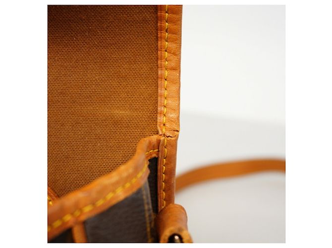 Louis Vuitton Monogram Gibeciere MM Schultertasche Braun - Ansicht 8