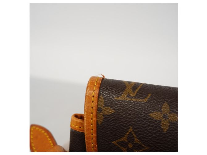 Louis Vuitton Monogram Gibeciere MM Schultertasche Braun - Ansicht 9