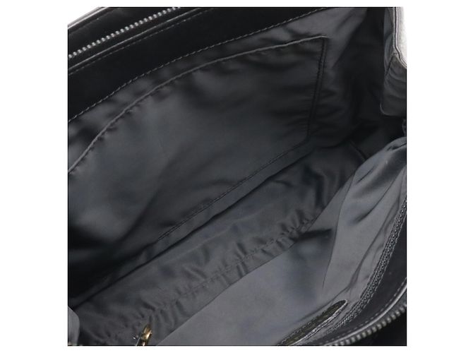 Borsa Tote Chanel in pelle nera con manico a catena Nero - vista 7