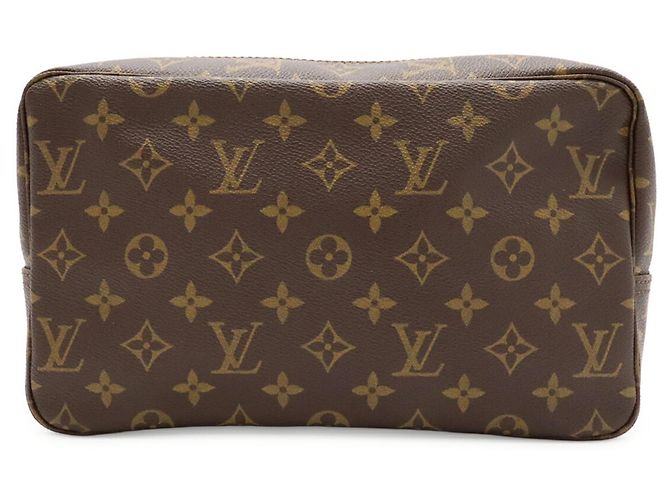 Louis Vuitton Monogram Trousse Toilette 28 Clutch Marrone - vista 2