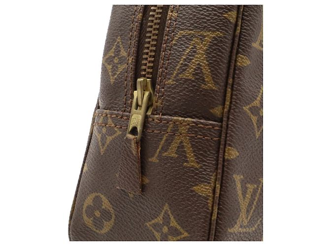 Louis Vuitton Monogram Trousse Toilette 28 Clutch Marrone - vista 5