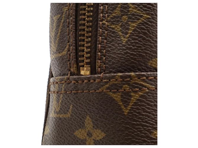 Louis Vuitton Monogram Trousse Toilette 28 Clutch Marrone - vista 6