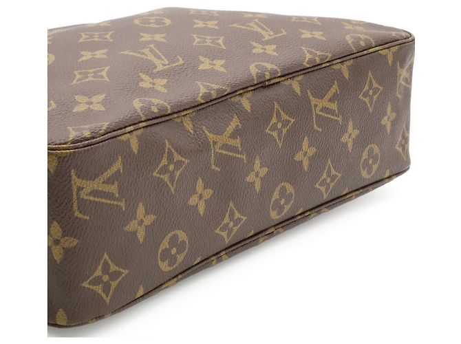 Louis Vuitton Monogram Trousse Toilette 28 Clutch Marrone - vista 7