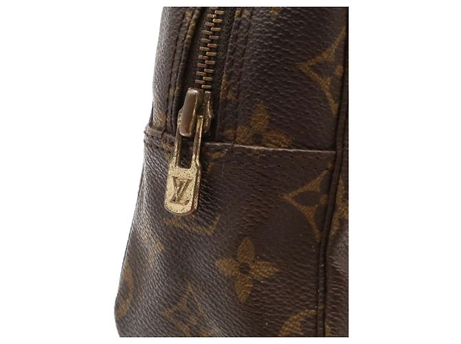 Louis Vuitton Monogram Trousse Toilette 28 Clutch Marrone - vista 5