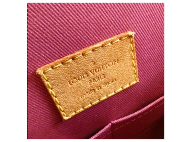 Borsa Louis Vuitton Monogram Cluny BB Marrone Fuschia - vista 10