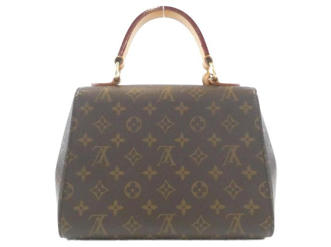 Borsa Louis Vuitton Monogram Cluny BB Marrone Fuschia - vista 2