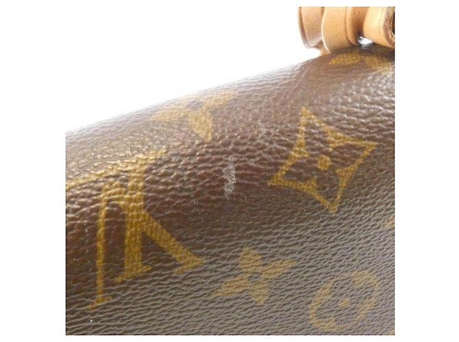 Borsa Louis Vuitton Monogram Cluny BB Marrone Fuschia - vista 4
