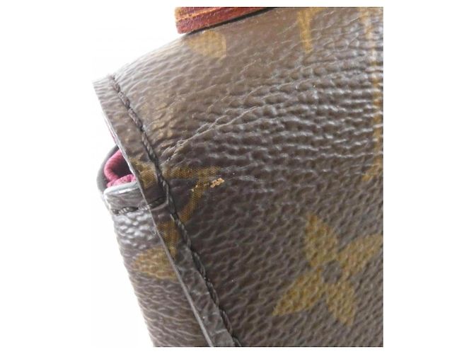Borsa Louis Vuitton Monogram Cluny BB Marrone Fuschia - vista 5