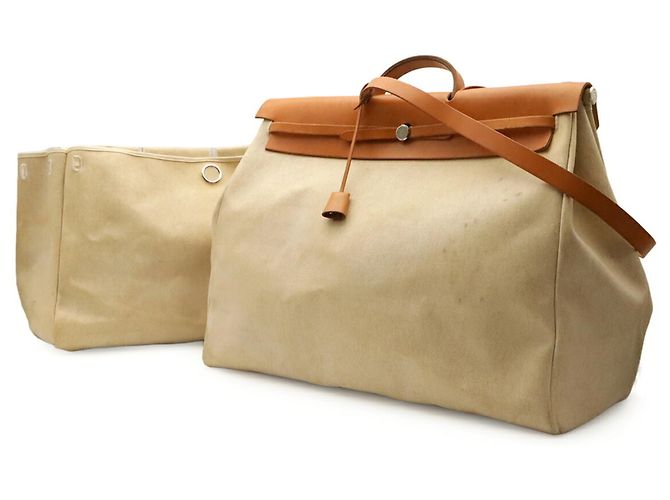 Hermès HERMES Herbag TGM Borsa a mano/Borsa a tracolla Marrone chiaro - vista 2