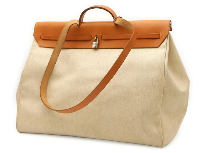 Hermès HERMES Herbag TGM Borsa a mano/Borsa a tracolla Marrone chiaro - vista 3