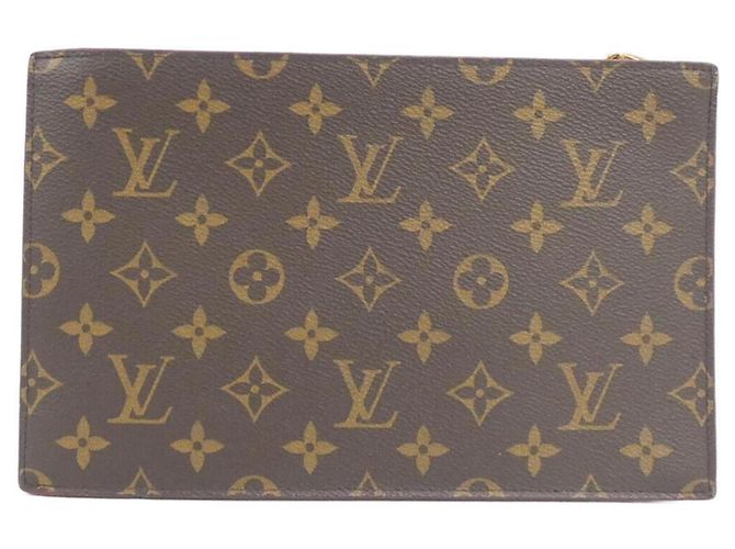 Louis Vuitton Monogram Chain Clutch M55646 Marrone - vista 2