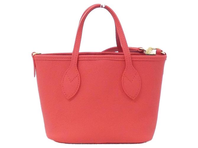 Neverfull Borsa Louis Vuitton Monogram Cherry Denim Rosso Blu - vista 2