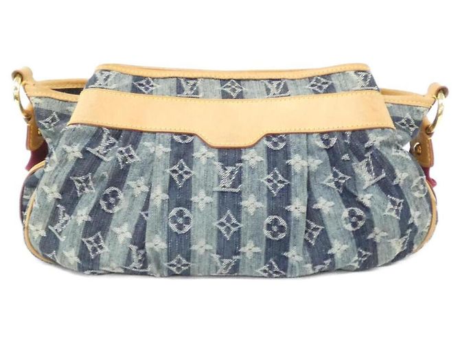 Borsa a tracolla Louis Vuitton Monogram Denim Blu - vista 2