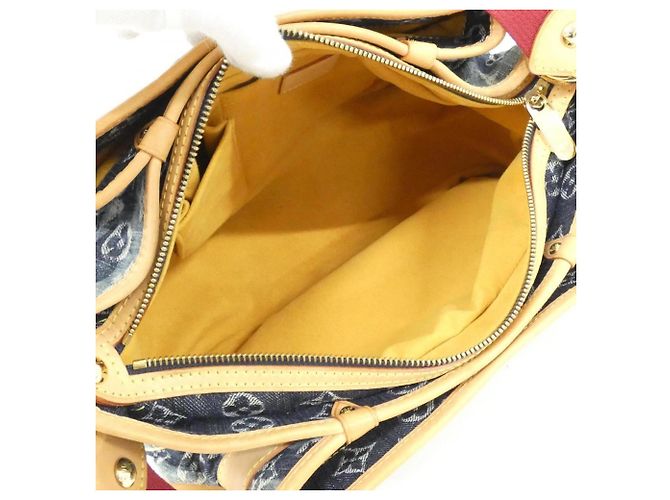 Borsa a tracolla Louis Vuitton Monogram Denim Blu - vista 9
