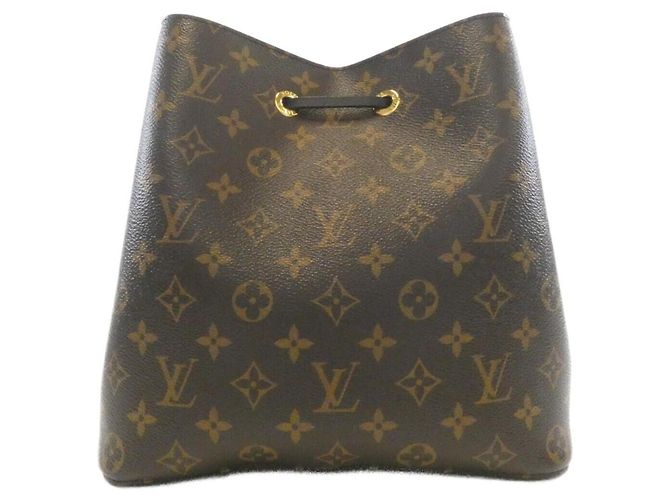 Néonoé Borsa a tracolla Louis Vuitton Monogram Neo Noe MM M44020 Marrone Nero - vista 2
