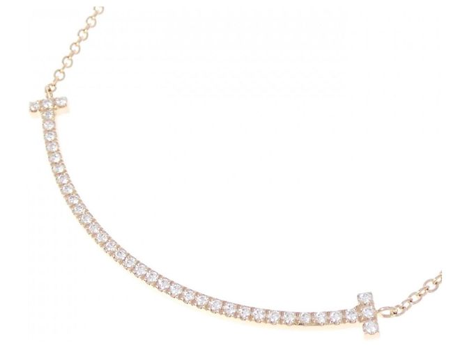 Tiffany & Co Collana piccola Tiffany T Smile in oro rosa - vista 3