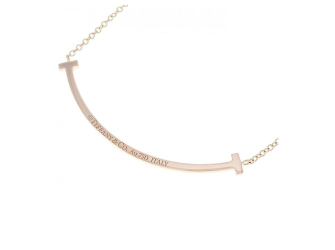 Tiffany & Co Collana piccola Tiffany T Smile in oro rosa - vista 4