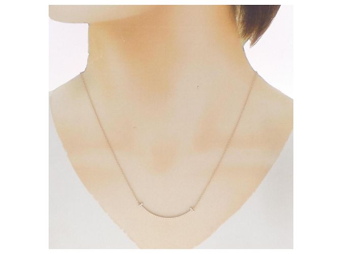 Tiffany & Co Collana piccola Tiffany T Smile in oro rosa - vista 6