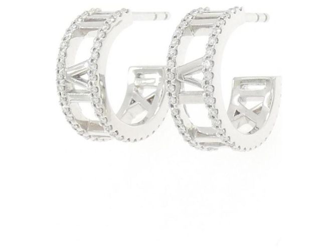 Tiffany & Co Orecchini a cerchio Tiffany Atlas - vista 2
