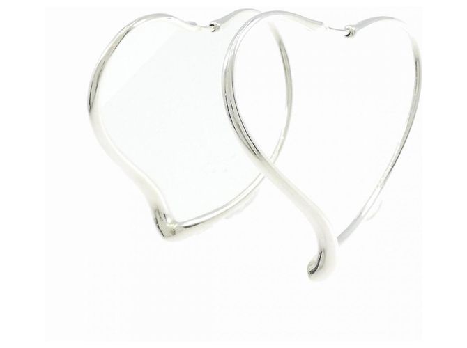 Tiffany & Co Orecchini a cerchio Tiffany Open Heart - vista 2