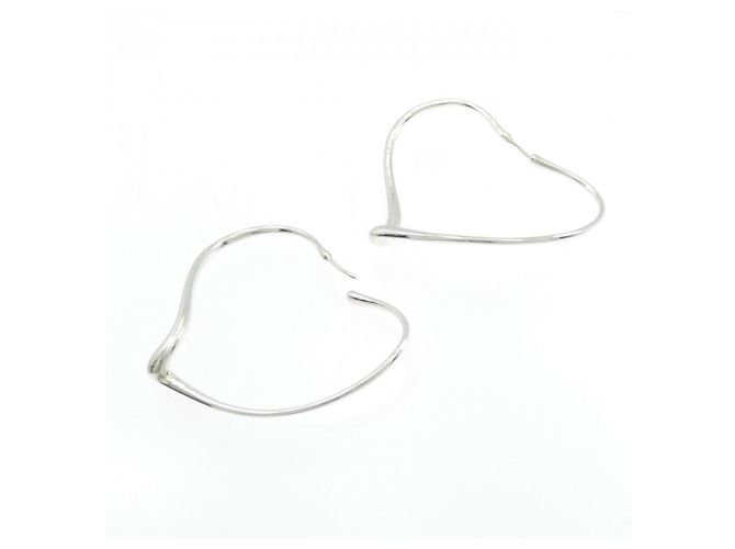 Tiffany & Co Orecchini a cerchio Tiffany Open Heart - vista 3