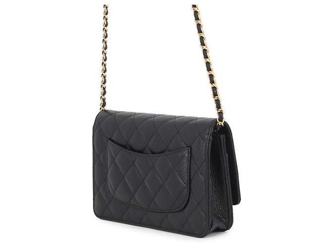 Timeless Portafoglio con catena Chanel Classic in nero - vista 2
