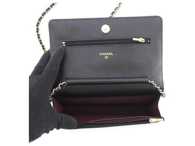 Timeless Portafoglio con catena Chanel Classic in nero - vista 6
