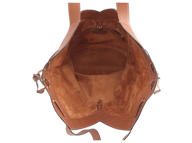 Borsa Tote Yves Saint Laurent Paris Marrone - vista 5