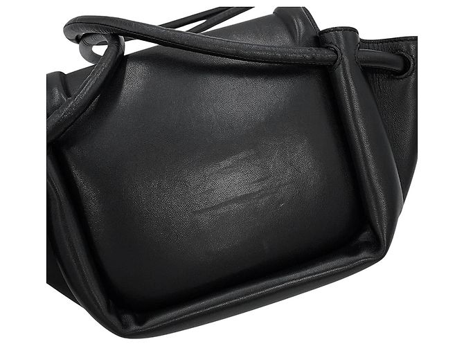 Borsa a tracolla Bottega Veneta Beak Small in pelle Nero - vista 8