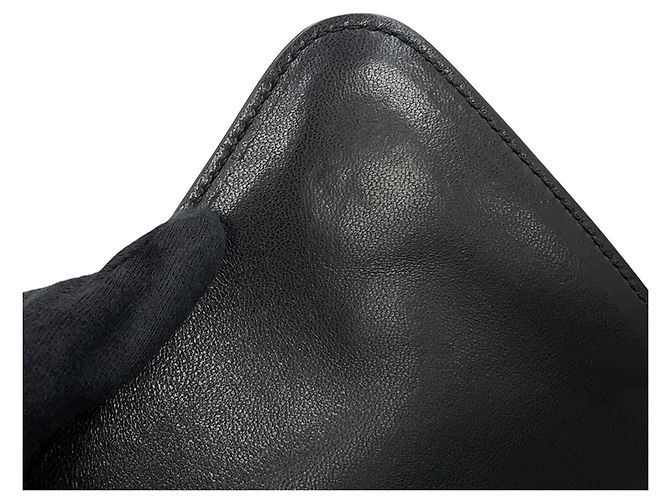 Borsa a tracolla Bottega Veneta Beak Small in pelle Nero - vista 9