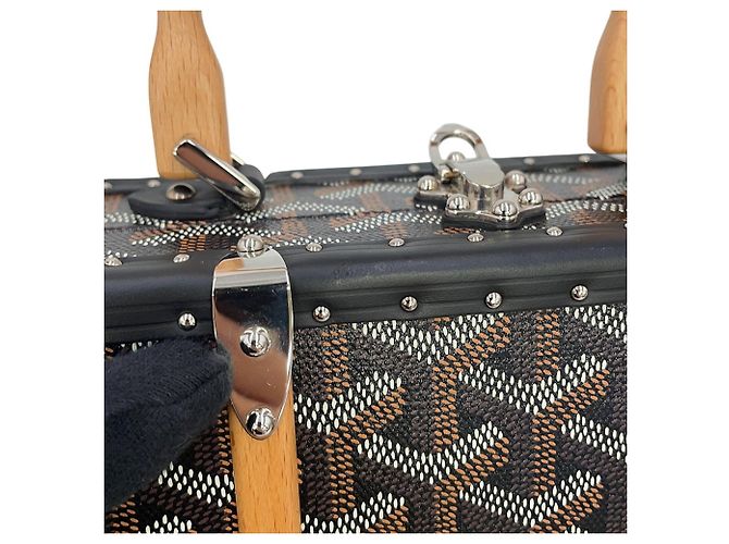 Borsa Goyard Saigon Mini Trunk Nero - vista 10