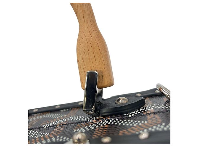 Borsa Goyard Saigon Mini Trunk Nero - vista 11