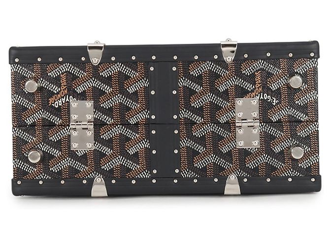 Borsa Goyard Saigon Mini Trunk Nero - vista 3