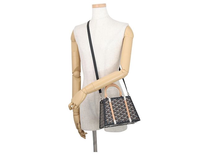 Borsa Goyard Saigon Mini Trunk Nero - vista 5