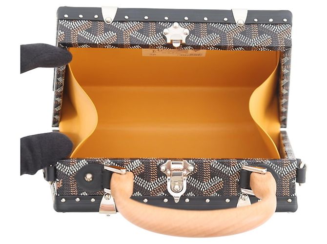Borsa Goyard Saigon Mini Trunk Nero - vista 6