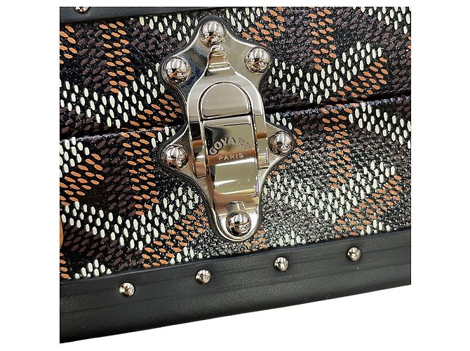 Borsa Goyard Saigon Mini Trunk Nero - vista 8
