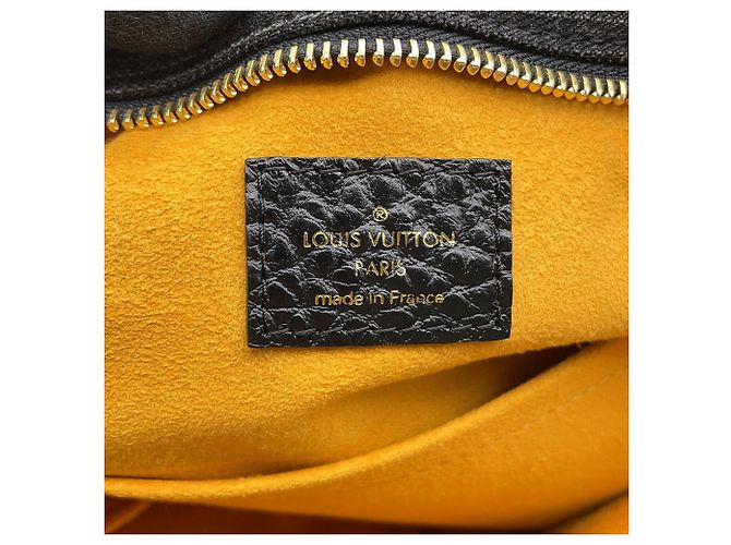 Borsa Louis Vuitton Monogram Denim Neo Cabby MM Nero - vista 12