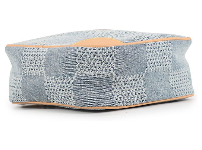Borsa a tracolla Louis Vuitton Damier Denim Blu - vista 3