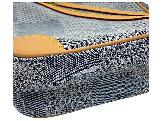 Borsa a tracolla Louis Vuitton Damier Denim Blu - vista 6