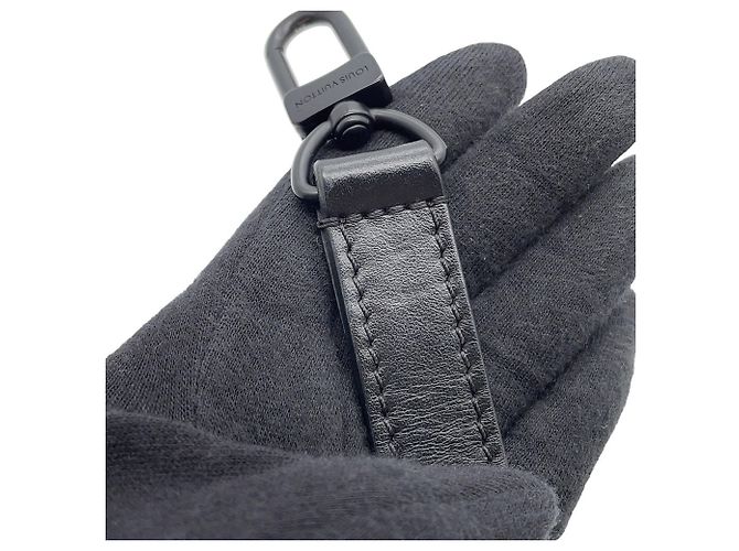Borsa a tracolla portafoglio Louis Vuitton Monogram Macassar S-Lock Vertical Nero Monogramma - vista 11