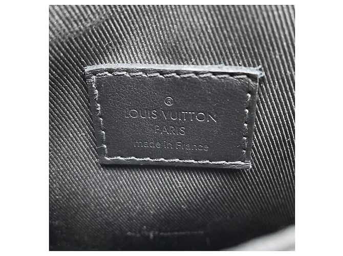 Borsa a tracolla portafoglio Louis Vuitton Monogram Macassar S-Lock Vertical Nero Monogramma - vista 14
