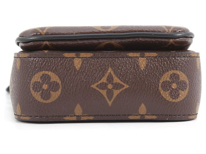 Borsa a tracolla portafoglio Louis Vuitton Monogram Macassar S-Lock Vertical Nero Monogramma - vista 3