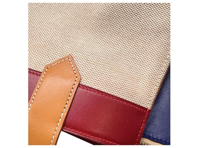 Hermès Hermes Himalaya Handtasche Rot Marineblau - Ansicht 11