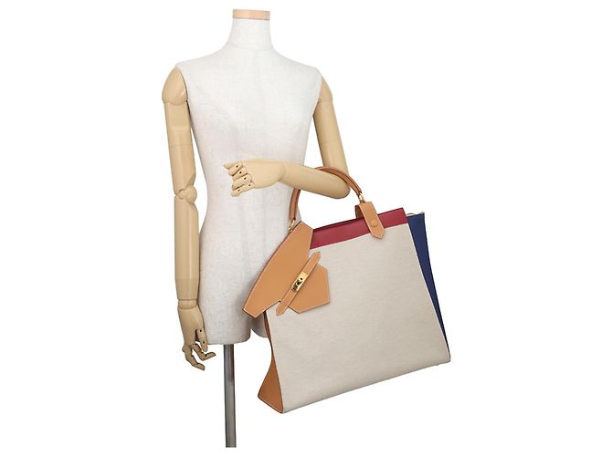 Hermès Hermes Himalaya Handtasche Rot Marineblau - Ansicht 4
