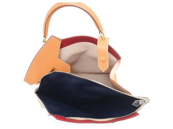 Hermès Hermes Himalaya Handtasche Rot Marineblau - Ansicht 5