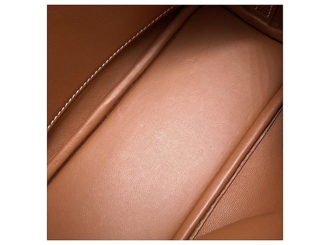 Hermès Borsa Hermes Bolide 1923 Mini Gold Evercolor D'oro - vista 10