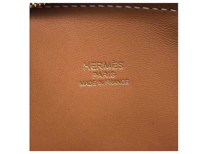 Hermès Borsa Hermes Bolide 1923 Mini Gold Evercolor D'oro - vista 14